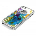 Wholesale iPhone 5 5S  Fusion Diamond Chrome Case (Flower MIX)